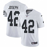 Nike Oakland Raiders #42 Karl Joseph White NFL Vapor Untouchable Limited Jersey,baseball caps,new era cap wholesale,wholesale hats